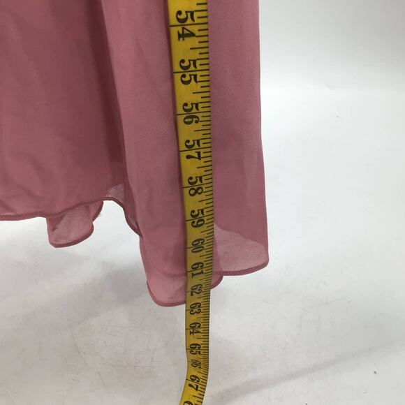 LULU'S S Moment of Magic Pink Rose Tiered Ruffled Bridesmaid Maxi Dress NEW B112 - Picture 4 of 9